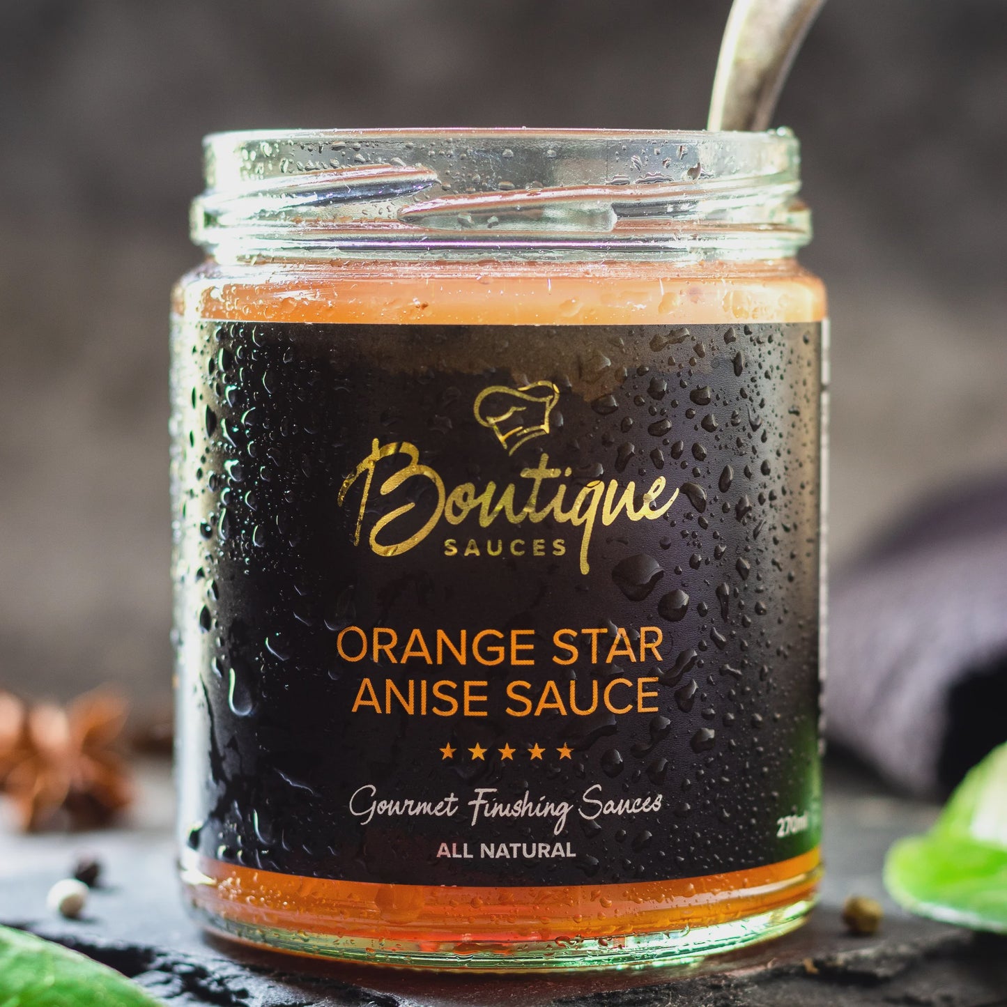 Boutique Sauces Orange Anise Sauce - 270ml