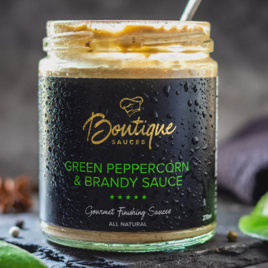 Boutique Sauces Green Peppercorn and Brandy Sauce - 270ml