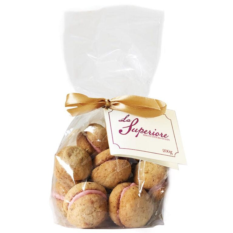 Baci Di Dama Biscuits - Strawberry 200gm