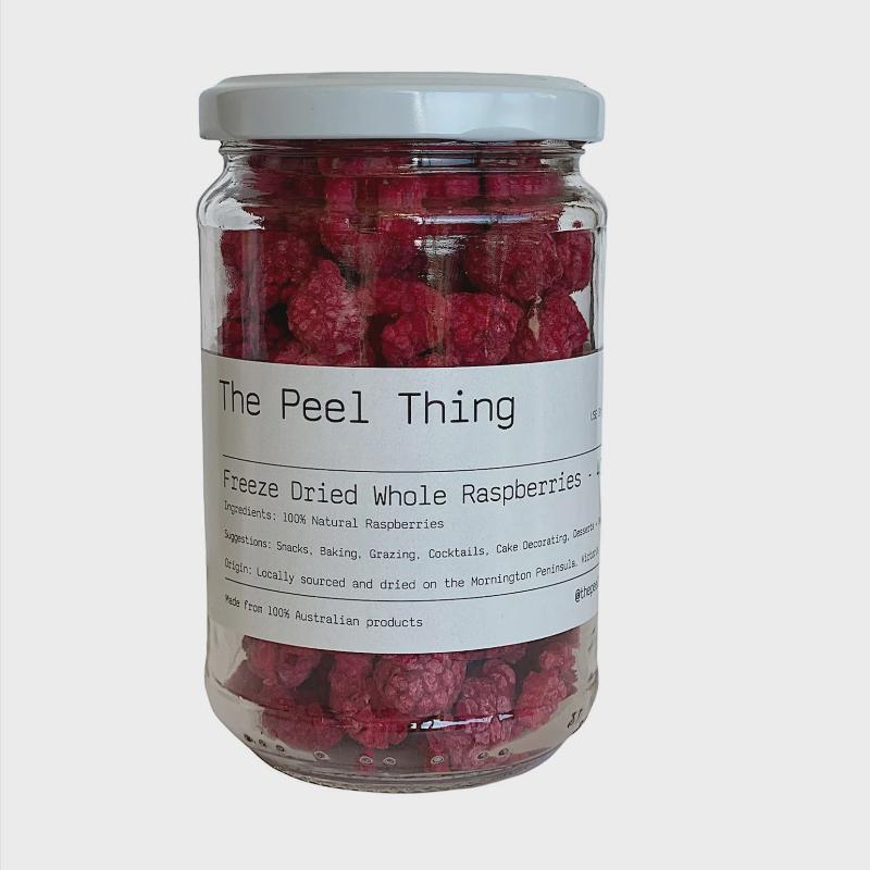 Freeze Dried Whole Raspberries - 40gm