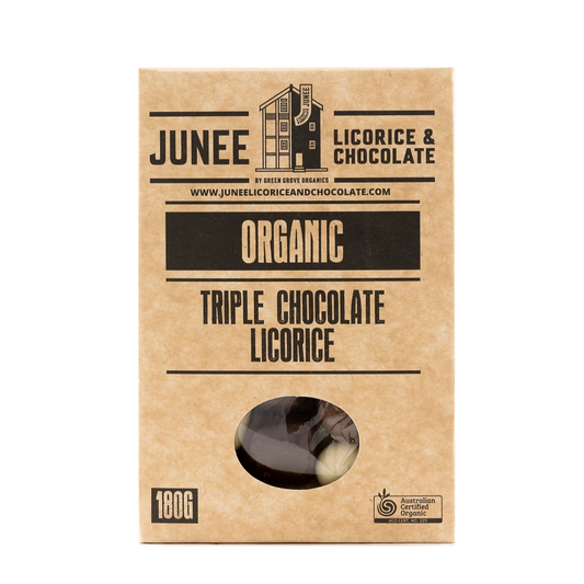 Junee Organic Triple Chocolate Licorice - 180g