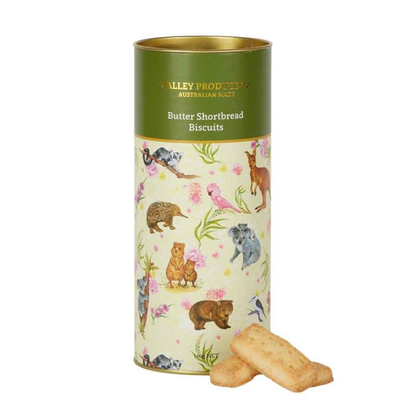 VPC Butter Shortbread Tube - Australian Animals (Yellow) 180g