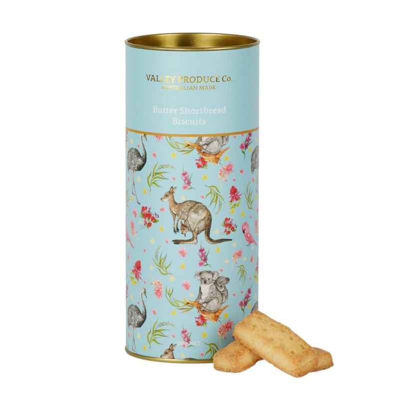 VPC Butter Shortbread Tube - Australian Animals (Blue) 180g